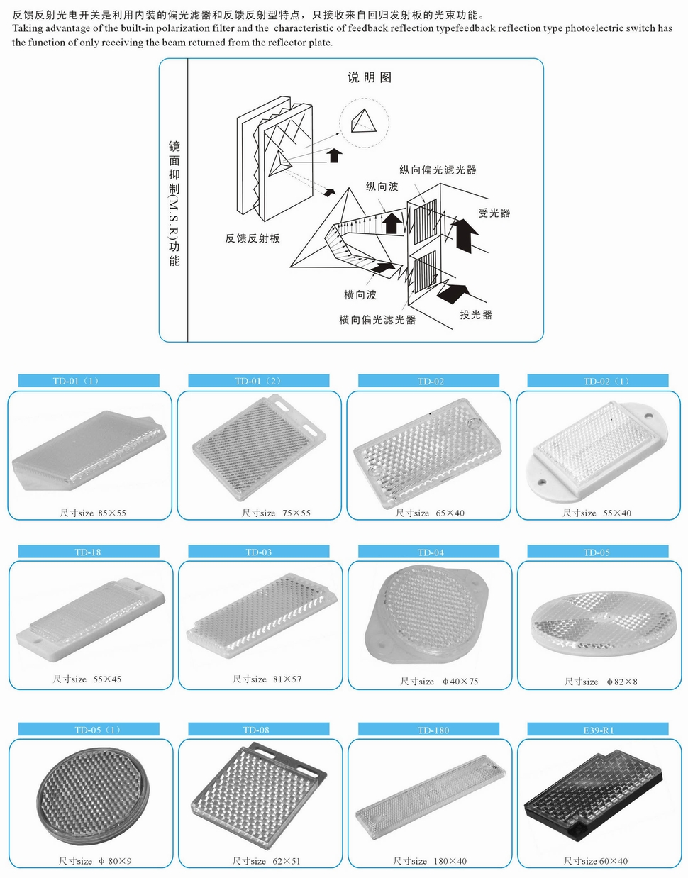 MIRROR REFLECTOR PLATE